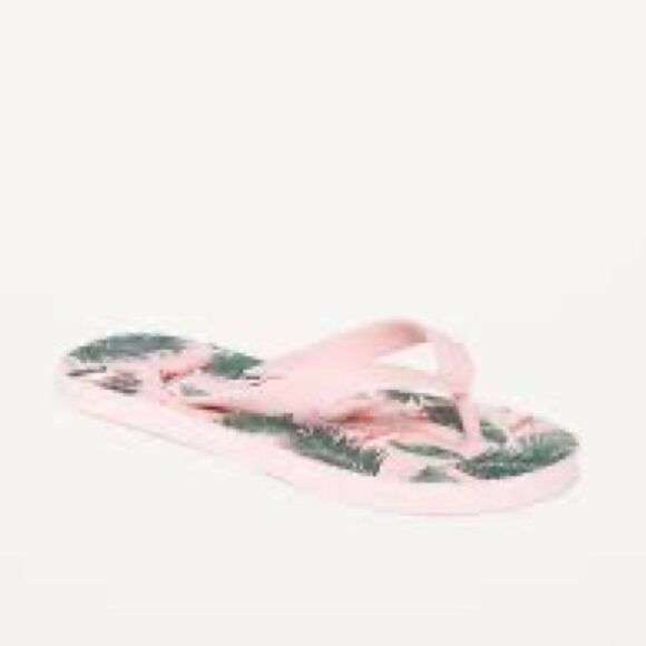 Flamingo 🦩 Print Flip Flops - Picture 2 of 3